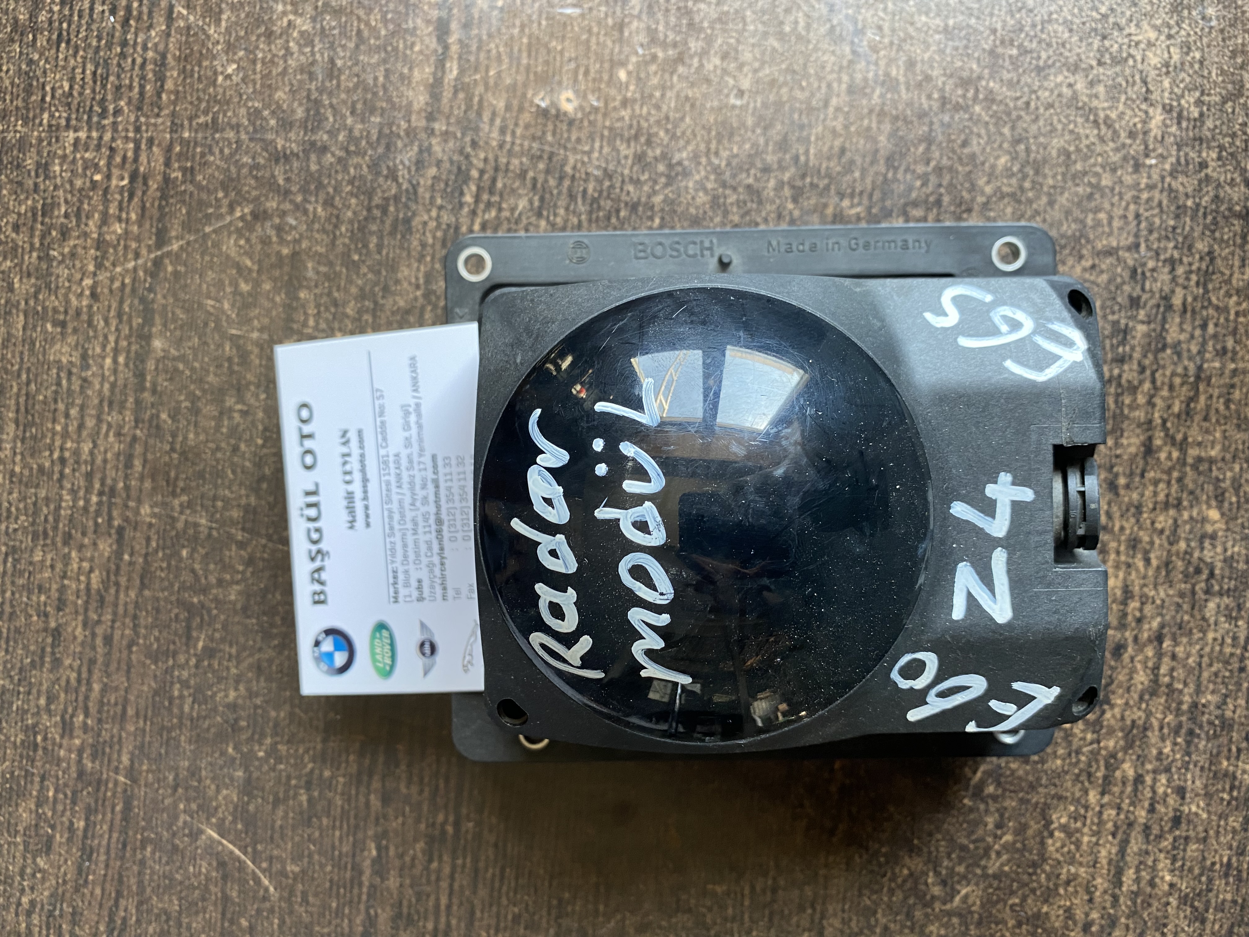 BMW E60 E65 ACC SENSÖRÜ 66316770000 ORJINAL ÇIKMA