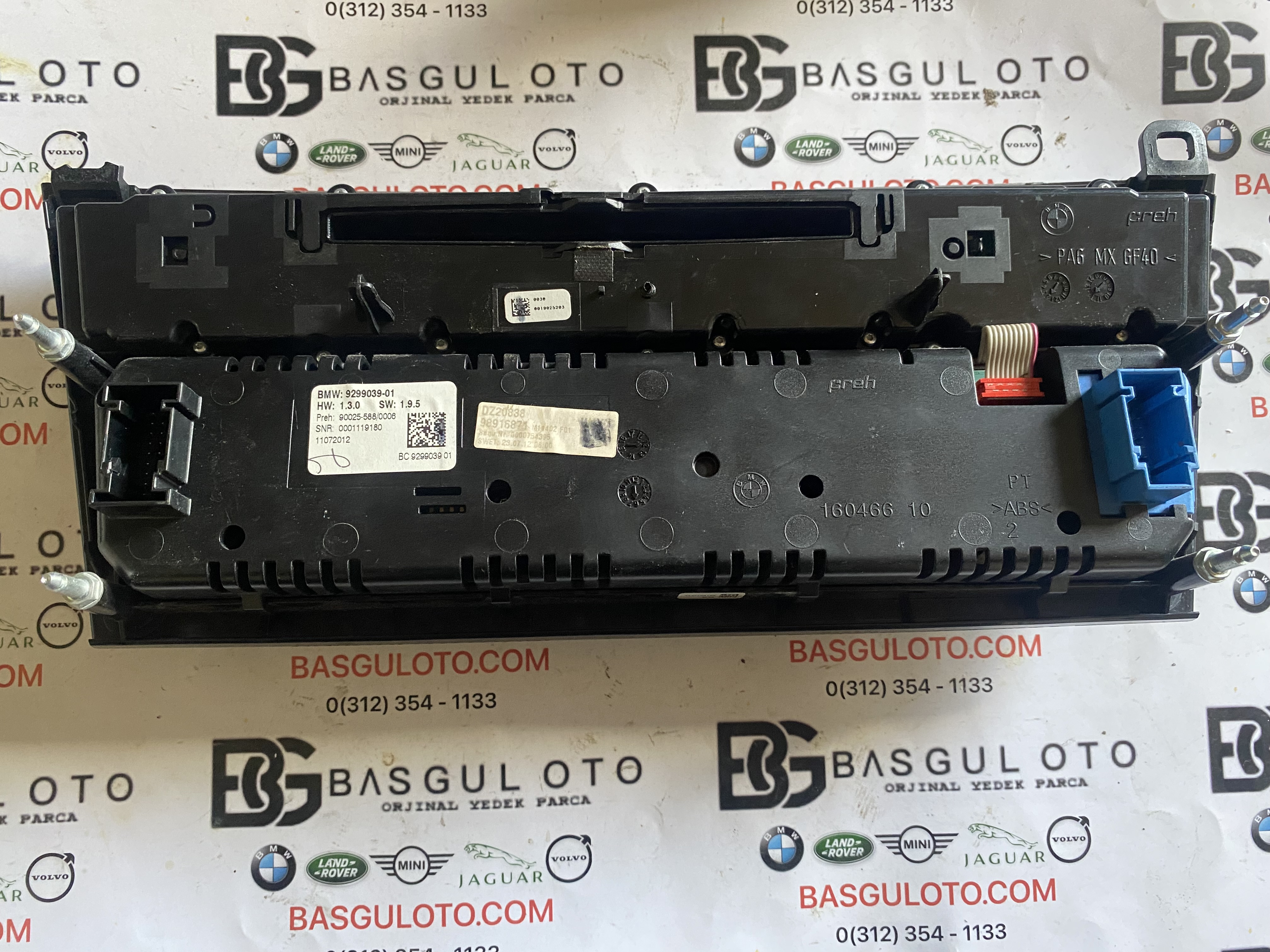 BMW F01 KLİMA KONTROL PANELİ 9299039 ORJINAL ÇIKMA