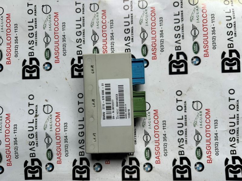 BMW X6 E71  VDC KONTROL MODÜLÜ 37156785386