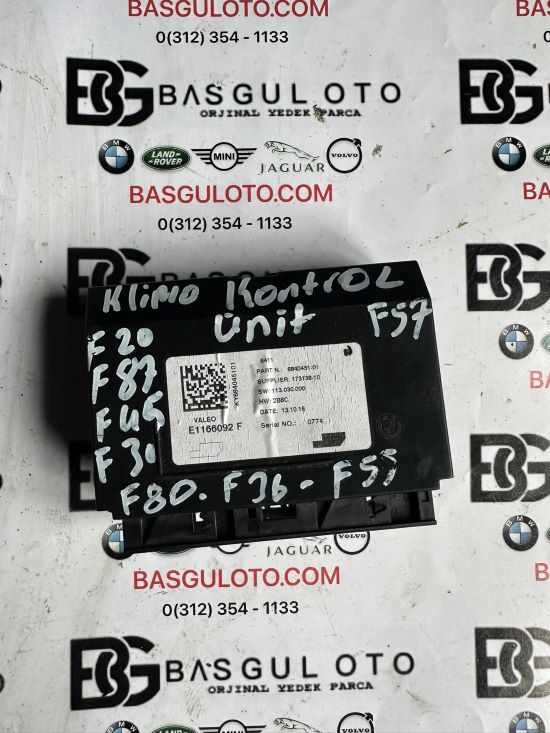 BMW F30 F20 F32 F36  KLİMA MOTORU BEYNİ 6840451