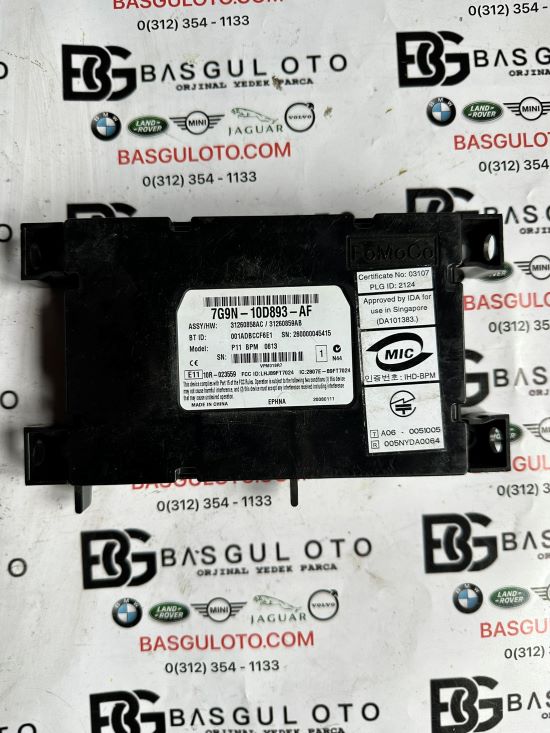 Jaguar XF Serisi 7G9N-10D893-AF Bluetooth Kontrol Ünitesi