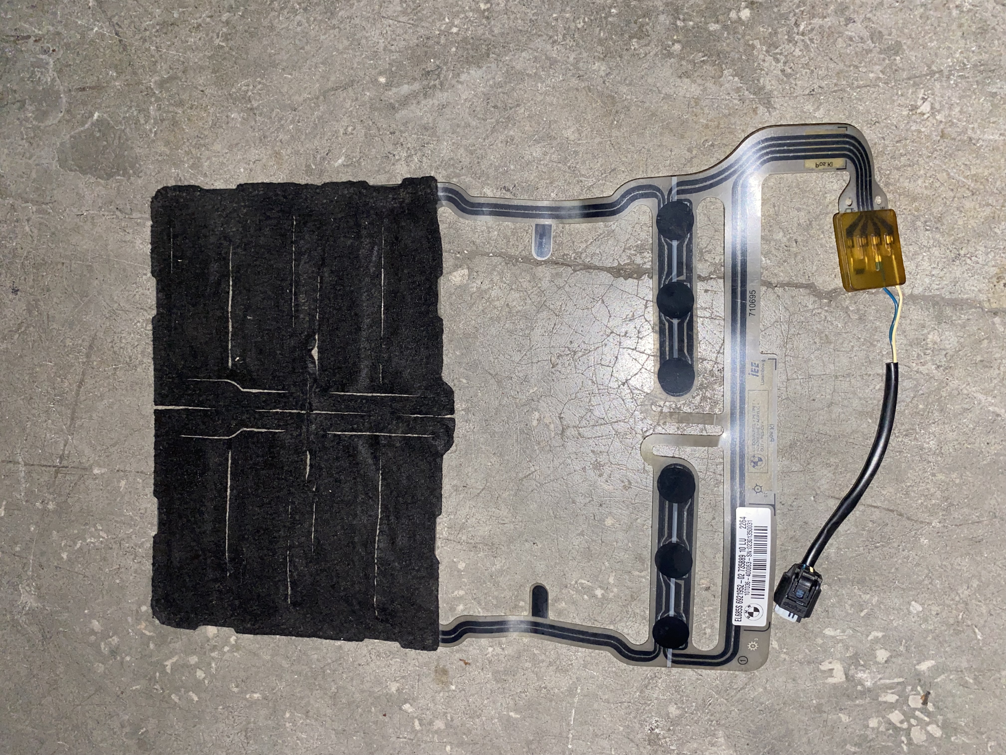 BMW E46 E83 E53 SAĞ ÖN KOLTUK ISITMA PEDİ 65776921952 ORJİNAL ÇIKMA