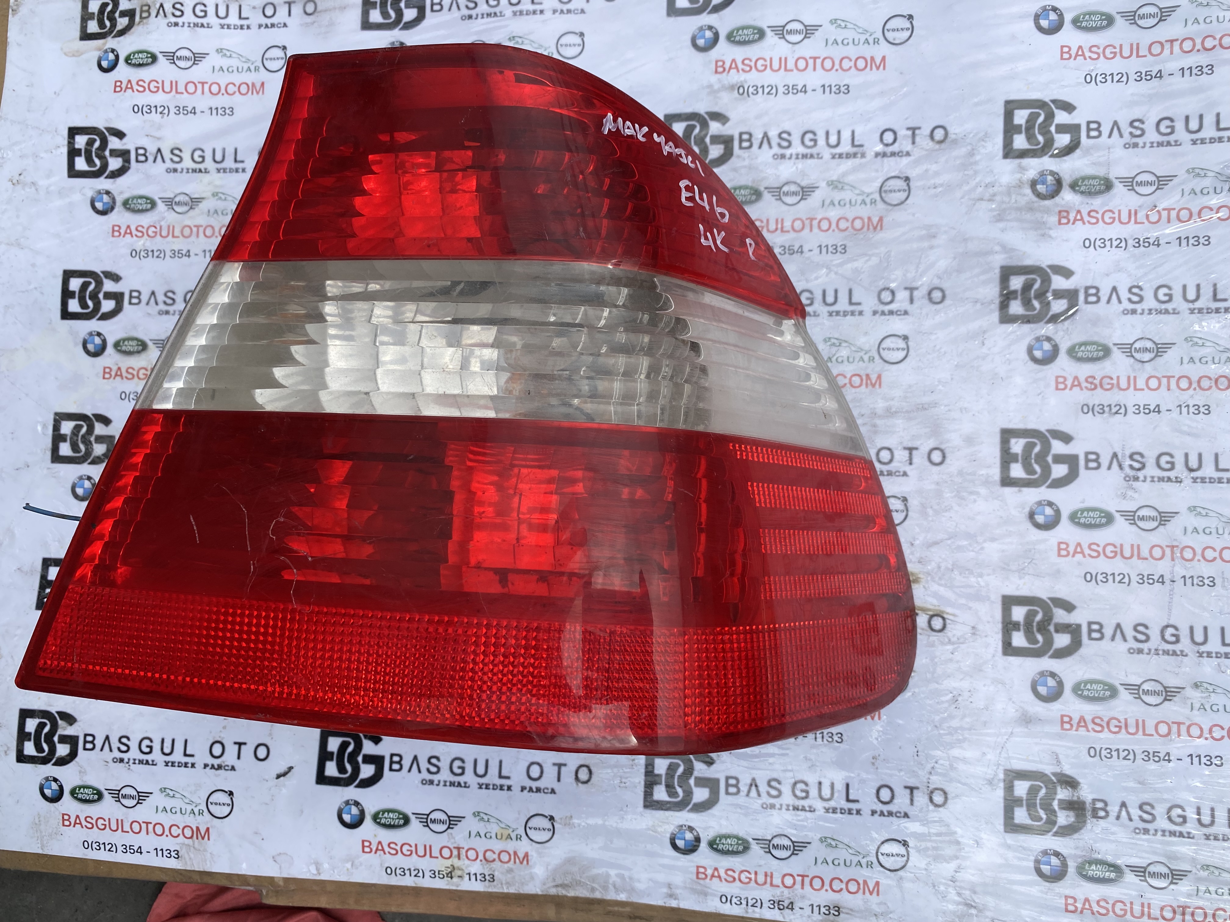BMW E46 SEDAN MAKYAJLI SAĞ SOL STOP LAMBASI ORJINAL ÇIKMA
