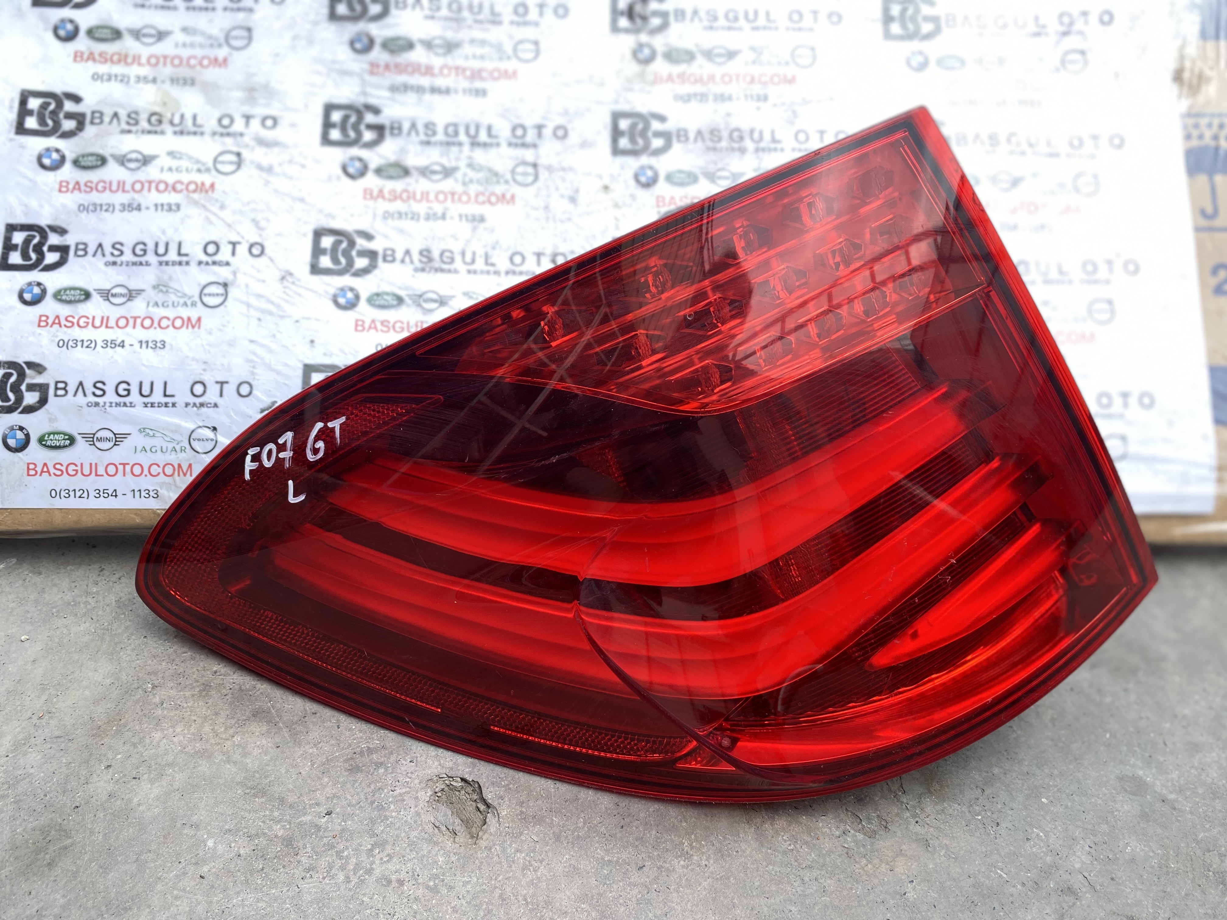 BMW 5 SERİSİ F07 GT SOL STOP LAMBASI ORJINAL ÇIKMA