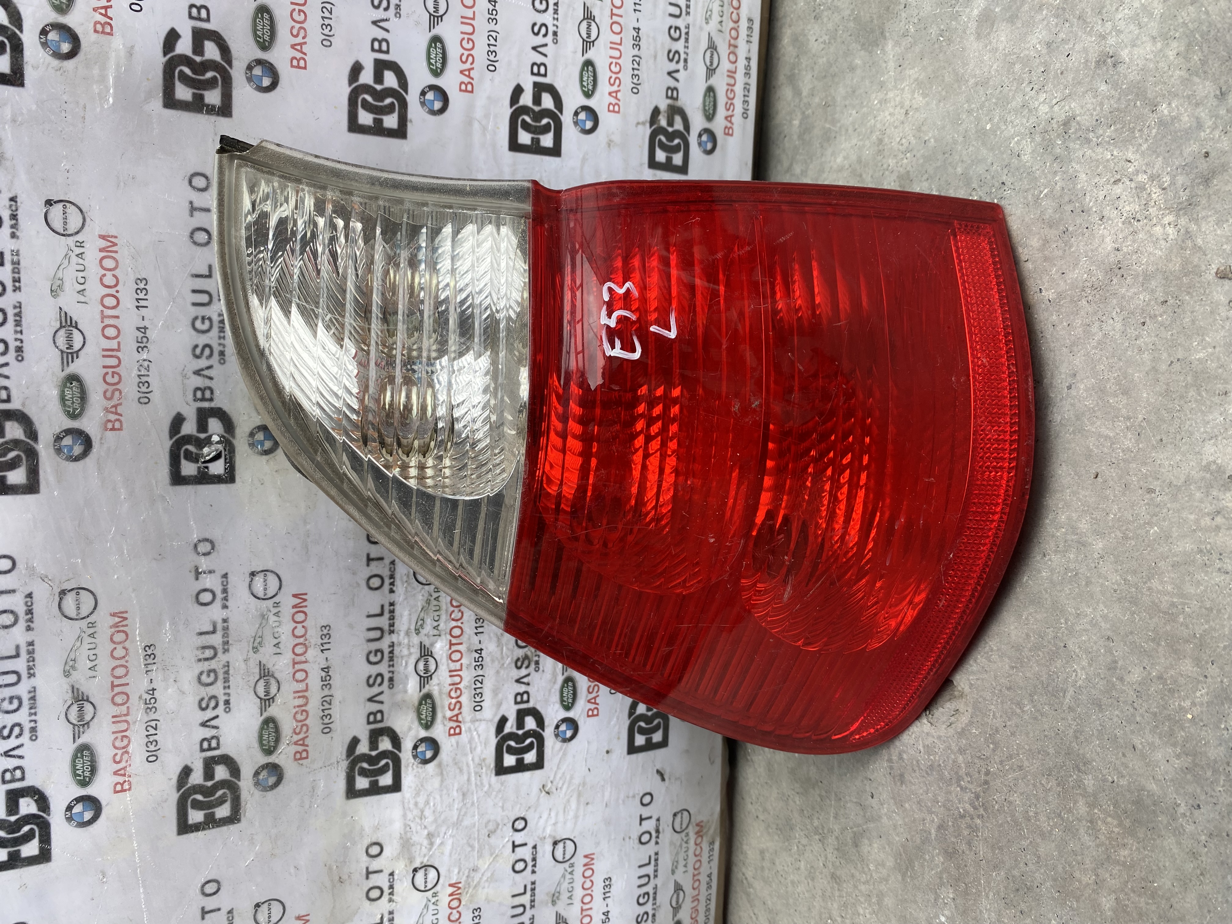 BMW X5 E53 SOL STOP LAMBASI BEYAZ SİNYAL ORJINAL ÇIKMA
