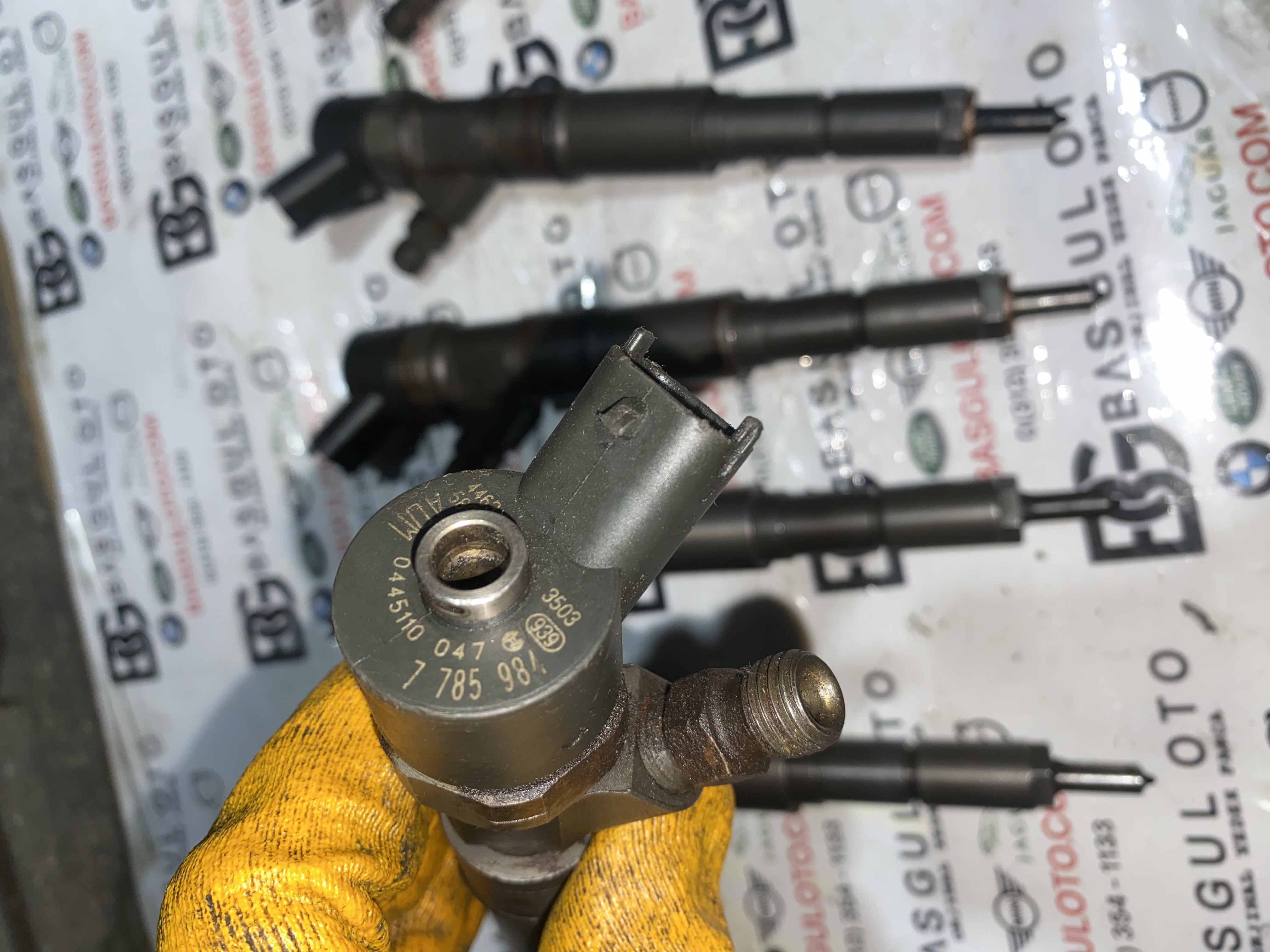 BMW E46 E39 M57 3.0d ENJEKTÖR 7785984 BOSCH 0445110047 ORJİNAL ÇIKMA 