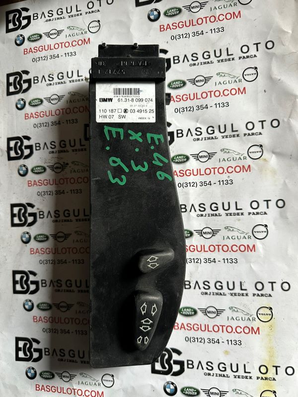 BMW X5 E53 SAĞ KOLTUK KUMANDA PANELİ 8099074 ORJİNAL ÇIKMA