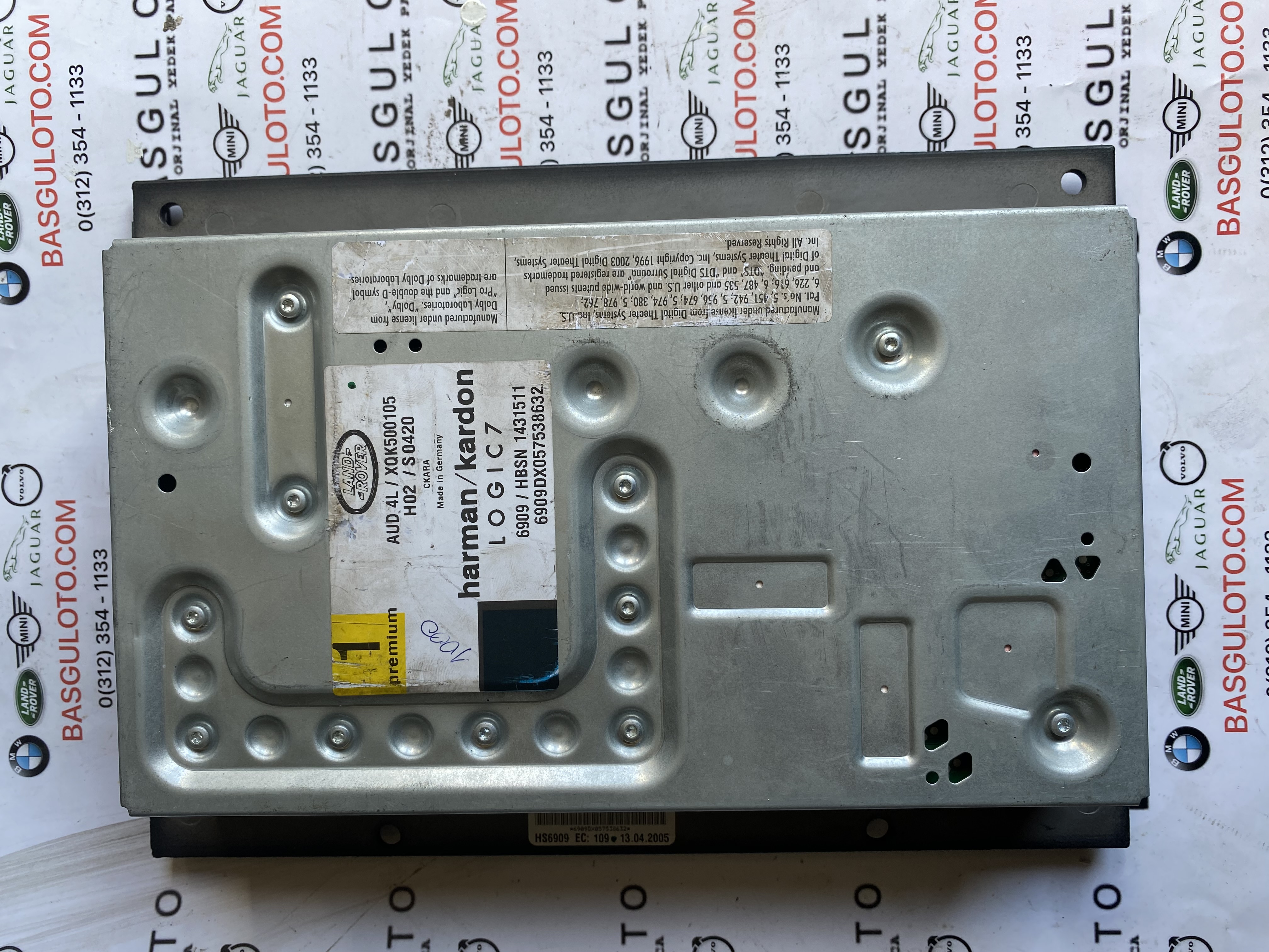 RANGE ROVER SPORT L320 HARMAN KARDON AMFİ LOGİC7 XQK500105 ORJİNAL ÇIKMA