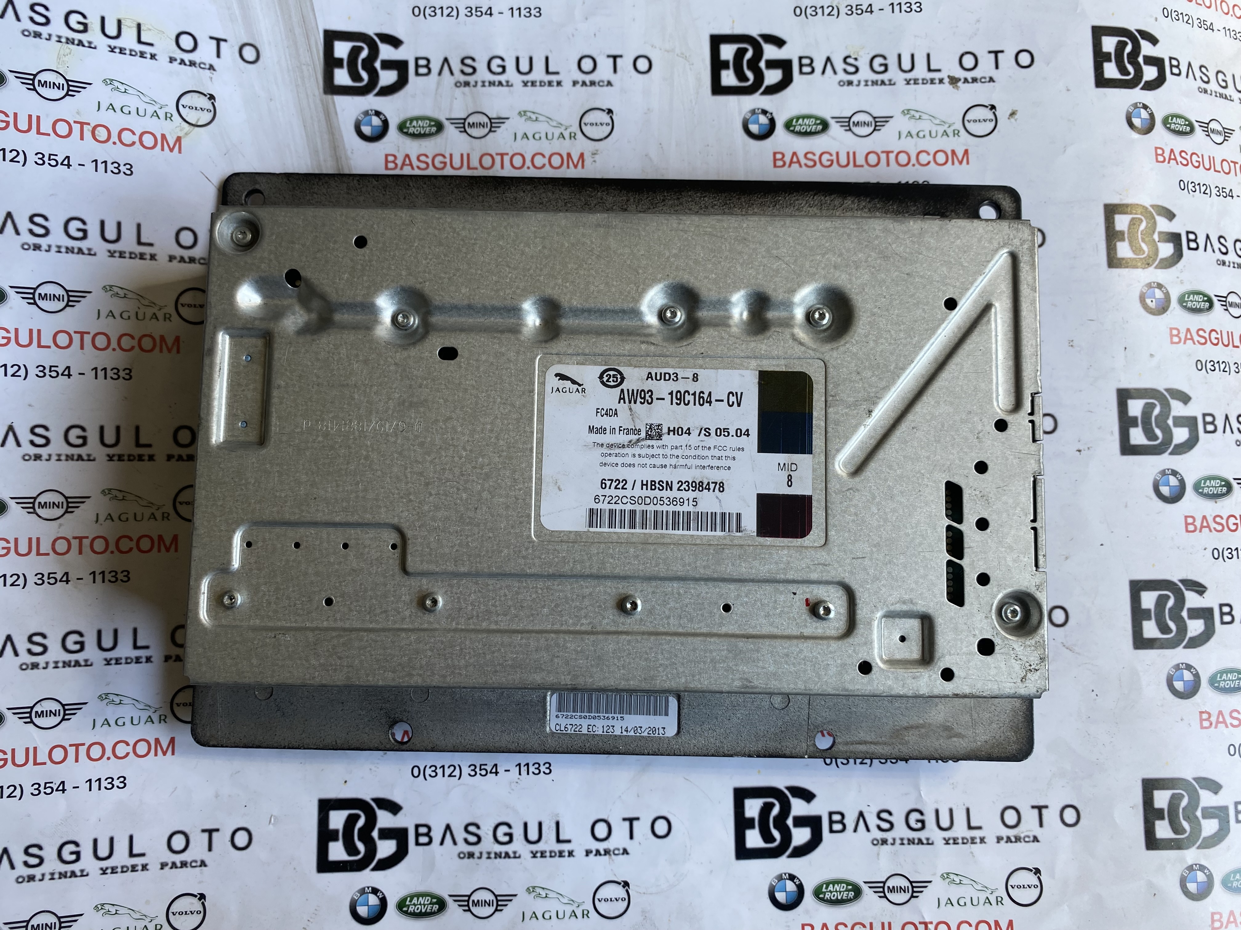 JAGUAR XF AMFİ AW93-19C164-CV ORJİNAL ÇIKMA