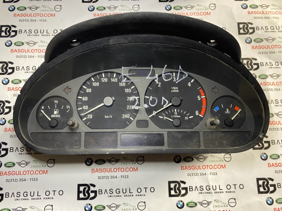 BMW E46  320D 330D KM SAATİ KADRAN GÖSTERGE PANELİ 