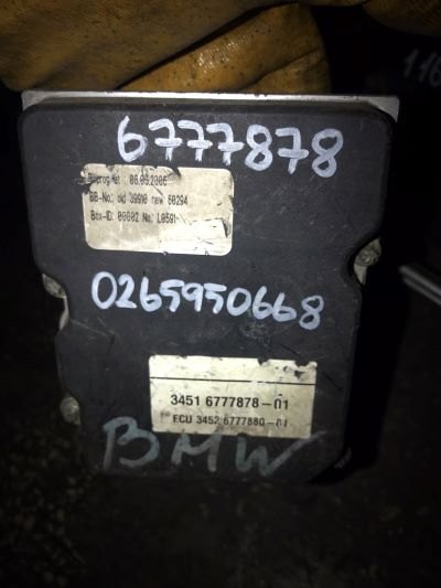 BMW E60 ABS BEYİN 6777878-0265950668 ÇIKMA ORJİNAL