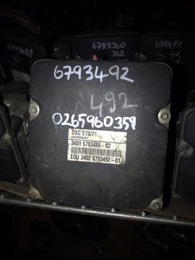 BMW E70 X5 ABS BEYİN 6793488-0265960359 ÇIKMA ORJİNAL