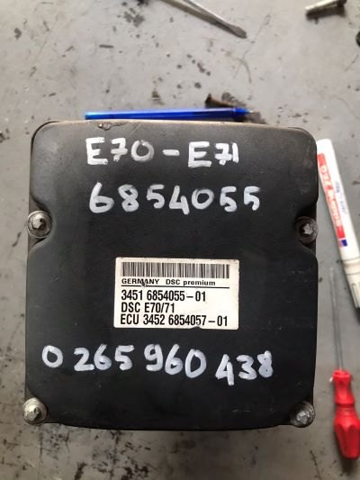 BMW ABS BEYİN E70-71 X5 X6 6854055-0265960438 ÇIKMA ORJİNAL