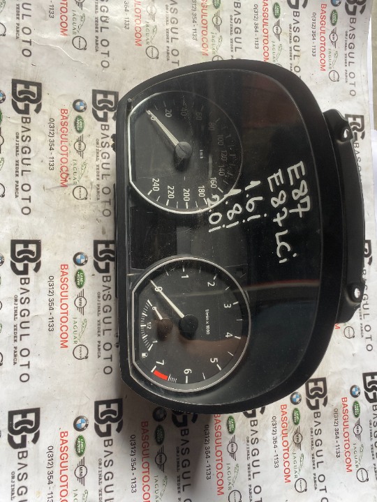 BMW E87 E87 LCİ 1.6İ  1.8İ 2.0İ 6961473 KM SAAT KADRAN GÖSTERGE PANELİ