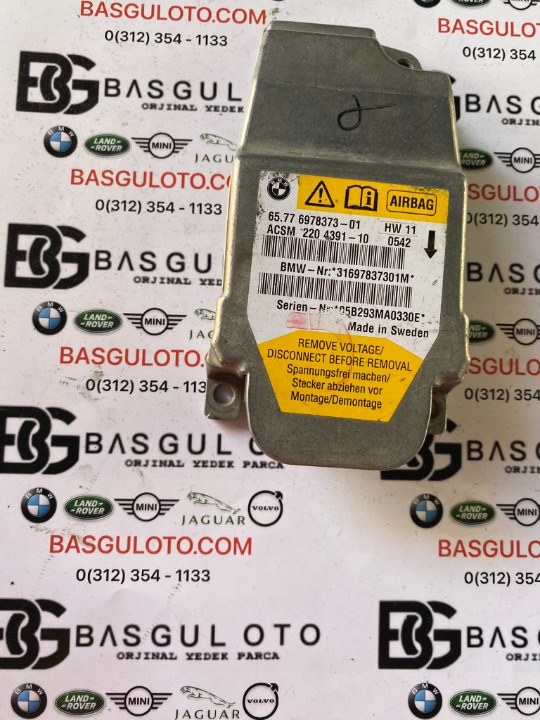 BMW Z4 E85 E86 E60  AİRBAG BEYİN 6978373 ÇIKMA ORJİNAL