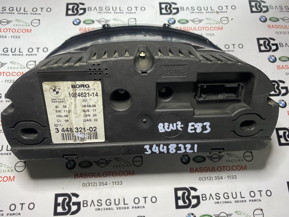 BMW e83 x3  km saati kadran gösterge paneli 3448321