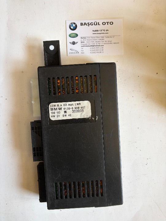 BMW E39 E38 E53 X5 6908467 LCM IŞIK MODÜL ÇIKMA ORJ