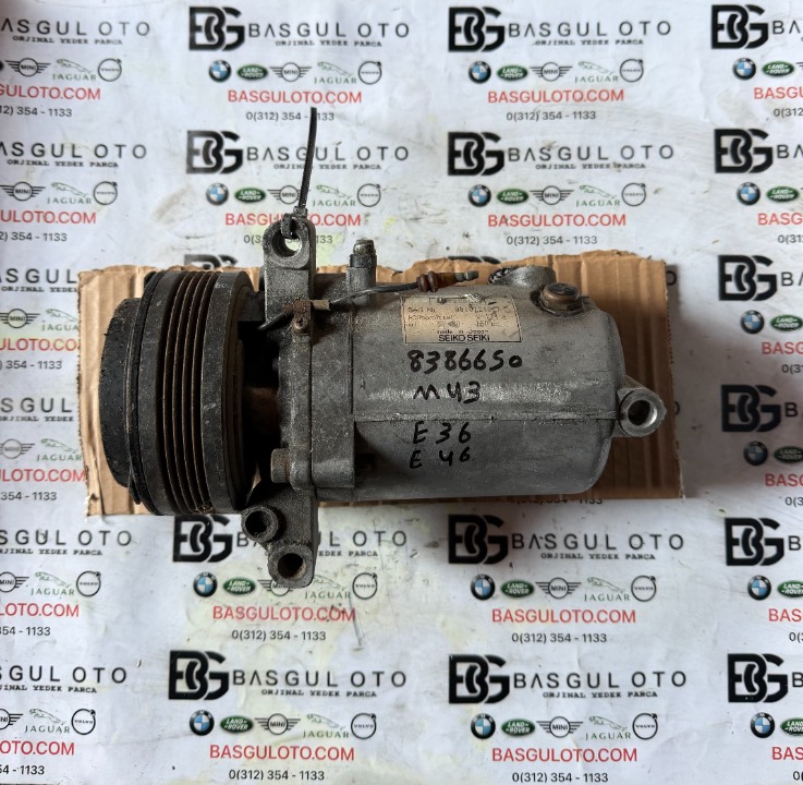 BMW E46 E36 M43 KLİMA KOMPRESÖRÜ 8386650 ÇIKMA ORJİNAL