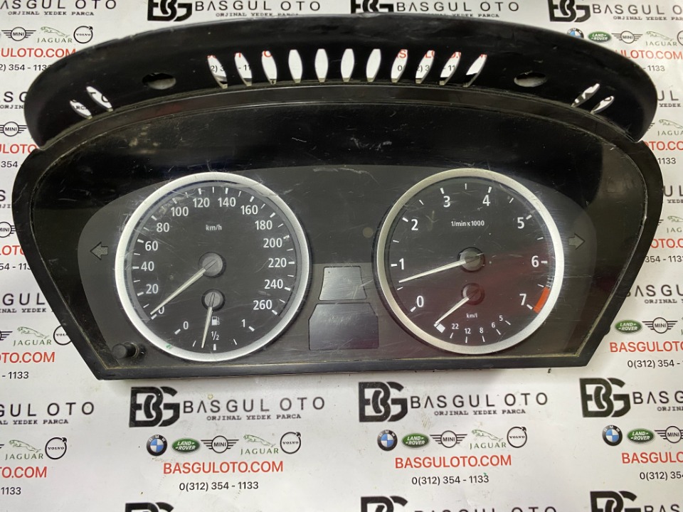  BMW E60 BENZİNLİ KM SAATİ  KADRAN GÖSTERGE PANELİ 6945628