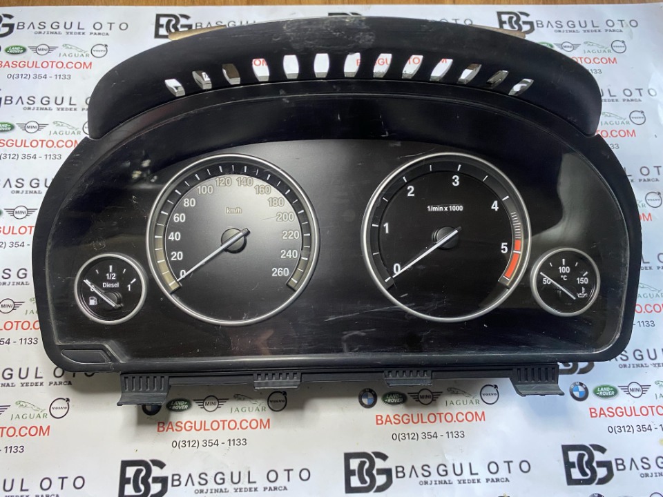 bmw f10 2.0 dizel km saati hız gösterge paneli kadran 9230763
