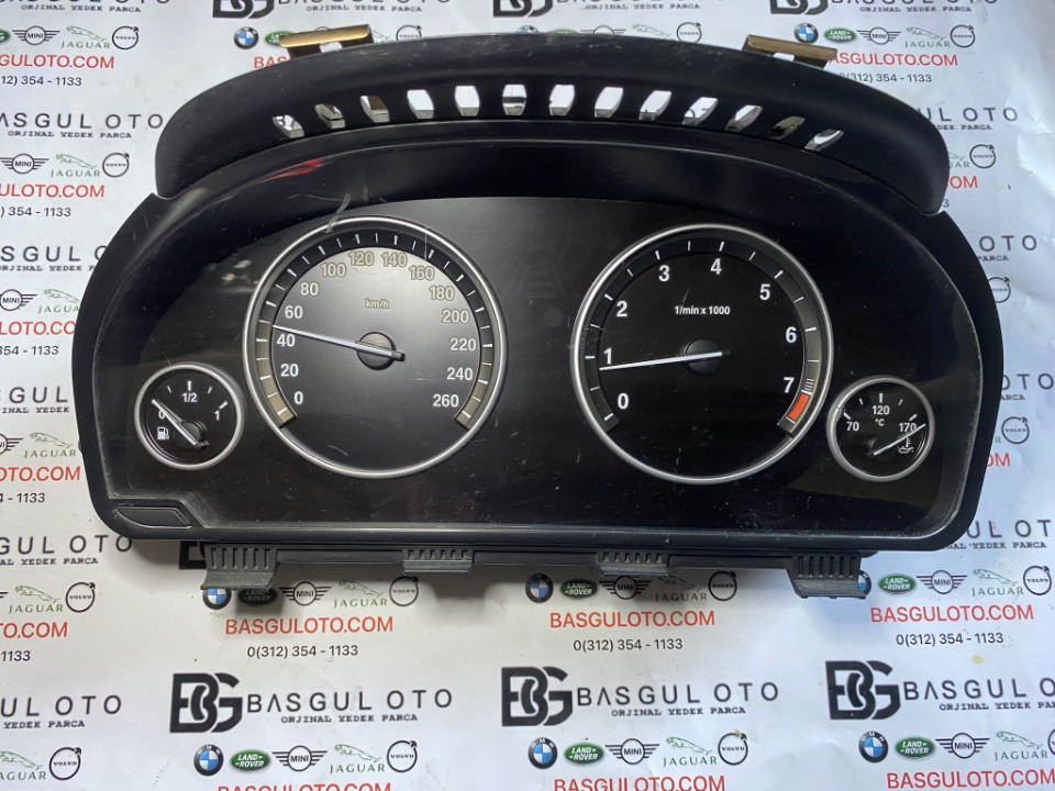 bmw f10 2.0 benzinli km saati hız gösterge paneli kadran 9224154
