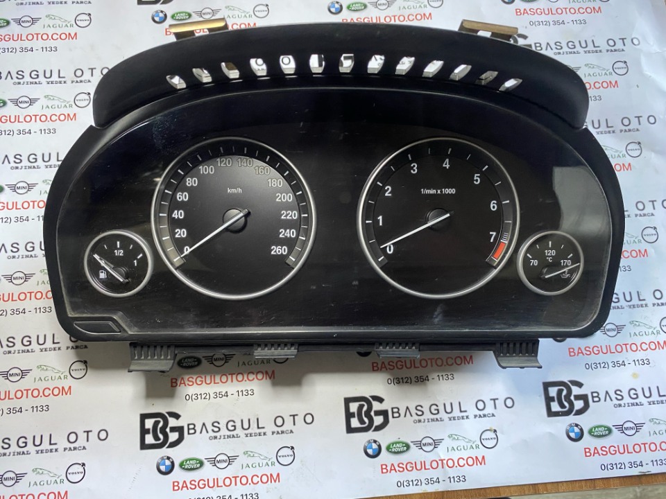 bmw f10 2.0 benzinli km saati hız gösterge paneli kadran 9217960