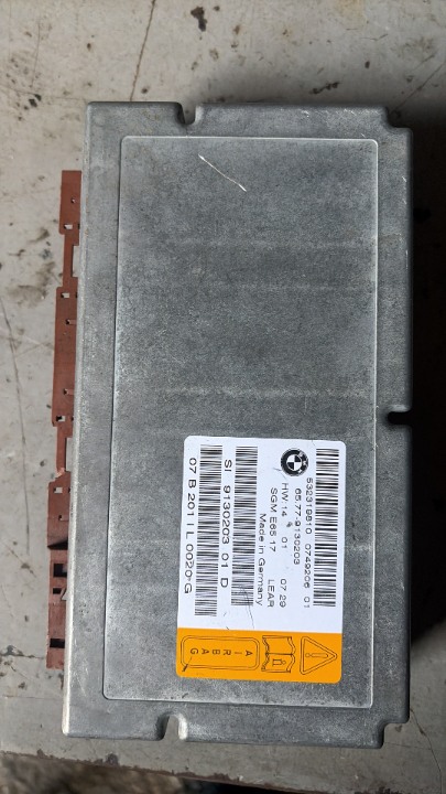 BMW E65 E66 AİRBAG VE SES BEYNİ 65779130203